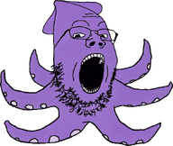 animal animated ext=gif glasses open_mouth purple_skin series:animaljaks soyjak squid squidjak stubble tentacle transparent_background variant:gapejak // 720x720 // 946.9KB