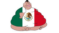 angry artist:astrofene brown_skin clothes fat flag flag:mexico full_body hair lips mexico meximutt obese satoko_houjou(namefag) soyjak spicjeet spick toonsoy_(namefag) variant:meximutt yellow_sclera // 3558x2000 // 973.3KB