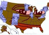 2024 2024_presidential_election amphibian bloodshot_eyes clenched_teeth crying donald_trump election frog geography kamala_harris map meta:not_oc nas:pepe pepe_the_frog president presidental_election smug state united_states variant:wojak // 1024x719 // 687.0KB