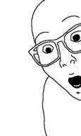 glasses open_mouth soyjak template variant:unknown // 349x584 // 3.1KB