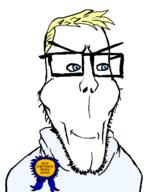 aryan award blue_eyes chad clothes euromutt glasses hetero most_unbothered_hetero_award opposite soyjak stubble subvariant:euroaryan subvariant:euromutt template unbothered variant:markiplier_soyjak white_skin yellow_hair // 490x637 // 23.4KB