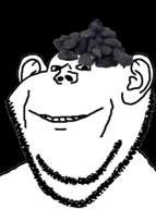 coal ear smile soyjak stubble variant:impish_soyak_ears // 571x768 // 159.3KB