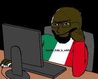 beard computer hair italy meta:tagme op_is_a_mindbroken_pajeet_retard_who_is_obsessed_with_itaryans soyjak text unibrow variant:soyak // 452x363 // 47.2KB