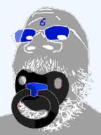 admin_6 baby babyjak compressed grey_skin inverted pacifier small_eyes soyjak variant:gapejak // 600x800 // 139.5KB