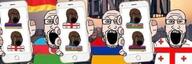 angry armenia azerbaijan brown_skin crying georgia germany glasses phone soyjak stubble subvariant:phoneplier subvariant:phoneplier_vertical variant:markiplier_soyjak variant:soyak // 1080x360 // 79.6KB