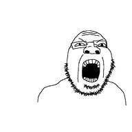 beard gape glasses ias nigger original_content screaming soyjak ugly_bastard wrinkles // 1000x1000 // 3.8MB