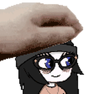 animated clothes female glasses hair pat smile variant:soytan // 112x112 // 25.6KB