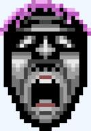 five_nights_at_cobson's glasses lipstick mouth_open pink_hair pixel_art tranny variant:bernd // 194x278 // 7.7KB