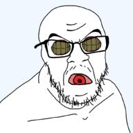 angry bloodshot_eyes meta:tagme rotten_teeth variant:feraljak yellow_teeth // 1025x1025 // 33.1KB