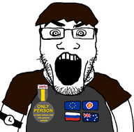 association_of_southeast_asian_nations australia black_hair dead_nigger_hours europe flag:asean flag:australia flag:european_union flag:russia glasses nate nate_higgers natejak nead_diggers ned_diggers only_person_on_bald_cartoon_man_with_glasses_website open_mouth russia southeast_asia subvariant:science_lover variant:markiplier_soyjak // 800x789 // 101.5KB