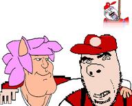 fox girl he_will_always_be_a_gem kitsune kitsune_tails mario plumber smb smb3 super_mario super_mario_bros_3 together variant:cobson yuzu yuzu_(kitsune_tails) // 1000x800 // 44.4KB