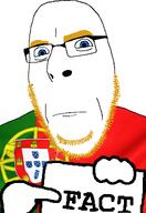 blond blue_eyes closed_mouth fact flag flag:portugal glasses hand holding_object holding_sign looking_at_you pointing portugal series:countryaryan_gem! serious sign stubble text trend:aryan variant:cobson white_background white_skin yellow_hair // 775x1127 // 212.9KB