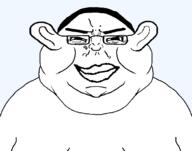 clothes ear fat glasses hair lips mutt smile smug subvariant:chudmutt template variant:chudjak variant:meximutt // 1837x1443 // 41.5KB