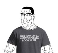 autism muscles subvariant:perceptive_chud t-shirt variant:chudjak vein // 952x878 // 220.8KB