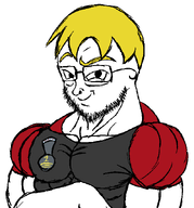 badge clothes dbz dragon_ball dragon_ball_z hair nate nate_higgers that_one_fucking_picture_of_nate_being_a_smug_little_bastard variant:soyak white_skin yellow_hair // 616x660 // 26.1KB