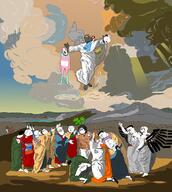 brimstone classical_art_parody closed_eyes clover diamond foot gem hanging jesus landscape looking_at_each_other looking_at_viewer looking_down looking_to_the_left looking_to_the_right looking_up meds meta:tagme onion rope sandals scared side_profile soot soyjak_party subvariant:doctos subvariant:dr_soystein subvariant:emmanuel subvariant:feralsquirrel subvariant:wholesome_soyjak sulphur swastika swastikas,tattoos tattoo trend:squirreljakking troon variant:chudjak variant:feraljak variant:gapejak variant:soyak variant:soytan variant:unknown wing // 1831x2048 // 583.3KB