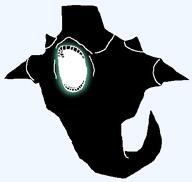 full_body monster open_mouth quake scrag_(quake) spikes subvariant:scrag thougher variant:gapejak video_game // 421x400 // 14.1KB