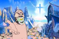 animal arm baby baby_duck babyjak balding beard christian_cross christianity cross duck glasses hand happy hyperborea invitation invite looking_at_you multiple_soyjaks pacifier small_eyes snow soyjak stubble variant:chudjak variant:gapejak variant:impish_soyak_ears wallpaper // 1920x1280 // 3.1MB