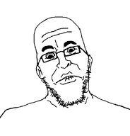 bald biting_lip dilated_pupils ear eyebrows forehead_lines glasses horny jeffrey_epstein lips looking_at_you neck nose stubble teeth transparent_background variant:epsteinjak // 616x642 // 11.1KB