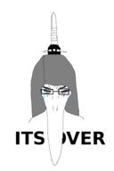 anthro crying female furry glasses greyscale hair its_over punk snoot_game snout text variant:chudjak // 619x928 // 5.9KB