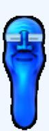 animated blue blue_skin calm closed_eyes closed_mouth doom glasses happy pixel_art soulsphere soyjak stubble variant:markiplier_soyjak // 179x480 // 402.0KB