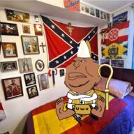 america_first austria bed bedroom bishop brazil catholic catholicism chile confederate diaper fatherland_front flag:chile flag:confederate_battle_flag flag:fatherland_front flag:francoist_spain flag:mexico francoism francoist_spain groyper guadalupe guadeloupe irl_background mexico meximutt nick_fuentes spain united_states variant:meximutt virgin_mary // 937x938 // 1.2MB