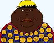 award brown_lips brown_skin closed_mouth fat mutt nate soyjak_party variant:meximutt wig yellow_hair // 1837x1443 // 466.2KB