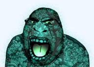 angry artist:hoverdrive glasses glowing green malachite malachite_(user) open_mouth shrek stubble teeth variant:unknown // 1000x720 // 902.3KB