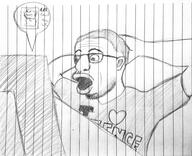 artist:entiral catalog dancing_swede drawfag drawing glasses i_love open_mouth pc pencil_drawing science shocked soyjak stubble variant:impish_soyak_ears variant:unknown // 3216x2615 // 3.4MB