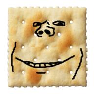 closed_mouth cracker food grin objectsoy smile soyjak variant:impish_soyak_ears // 612x612 // 499.8KB