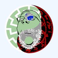 2soyjaks 6 admin_6 admin_thrembo bald black_eyes eyebrows frown glasses green_skin grey_skin looking_at_you mustache nose pentagram smile sonnenrad stubble subvariant:wholesome_soyjak teeth thrembo tinted_glasses toos transparent_background variant:gapejak white_eyes wrinkles yin_yang // 2048x2048 // 616.7KB