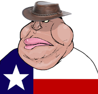 clothes cowboy_hat fat flag:texas hat obese texas transparent_background variant:meximutt // 888x849 // 161.3KB