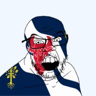 angry british bull cow england flag flag:oxfordshire glasses hair looking_at_you mustache open_mouth oxfordshire soyjak stubble teeth tree united_kingdom variant:feraljak // 1500x1500 // 264.2KB