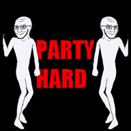 2soyjaks bald dance ext=mp4 flashing_lights full_body glasses meta:not_a_duplicate party_hard stubble subvariant:soyak_(smug) variant:soyak white_skin wrinkles // 720x720, 25.3s // 5.6MB