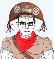 brazil cangaceiro cangaço clothes hat lampião nordeste northeast_brazil subvariant:muscular_chud variant:chudjak // 1059x1145 // 985.0KB