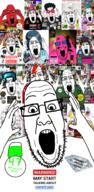 award collage diamond gem glasses hand hands_up meta meta:tagme multiple_soyjaks open_mouth sticker stubble text variant:ppp // 1000x2033 // 2.0MB