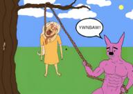 ack anti_ongezellig canine coco_(ongezellig) furry hoops hoops_and_yoyo lynching muscular_male ongezellig op_is_a_retarded_lazy_faggot_for_not_tagging_his_own_shit pink_skin rope variant:bernd variant:chudjak // 1498x1062 // 1.0MB