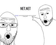 2soyjaks arm glasses hand looking_at_you net.net open_mouth pointing soyjak stubble template variant:two_pointing_soyjaks // 750x593 // 84.1KB