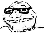 chin eye glasses smile smug stubble subvariant:lakuse teeth template variant:smugjak // 600x640 // 11.3KB