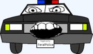 angry caprice chevrolet chevy hood open_mouth police police_car series:vehiclejaks siren sirens soyjak soyjak_party variant:feraljak vehicle wheels // 712x414 // 43.4KB