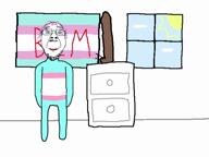 bloodshot_eyes crying dance mainstream open_mouth rat_dance rope soyjak subvariant:troonjak suicide tongue tranny trans troon variant:bernd variant:chudjak // 640x480, 10.9s // 1.6MB