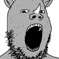 animal ear grey_skin horn open_mouth rhino series:animaljaks soyjak stubble variant:gapejak // 640x853 // 20.0KB