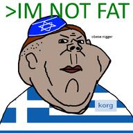 KORG_CHANGE_THE_TAGS_IF_YOU_HATE_BEING_MISTAKEN_AS_A_PAJEET artist:sabiopajin brown_hair clothes double_chin fat flag:greece greentext grey_skin hat hate jewish_star judaism kike kippah korg_(namefag) meta:tagme propeller_hat subvariant:kranos template text transparent_background user=sabiopajin variant:impish_soyak_ears // 800x800 // 31.2KB
