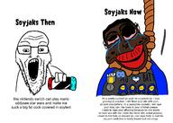 #banbrowntroonjak 2soyjaks anti_brown_troonjak anti_slopjak art award blackface coaxed_into_a_snafu datamining_line drawing hanging meta:tagme multiple_awards shieet subvariant:chudjak_front subvariant:jartycuck trend:jartycuck variant:chudjak variant:markiplier_soyjak // 1544x1102 // 146.8KB