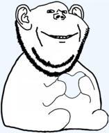 arm ear hair holding_heart holding_object leg smile soyjak stubble subvariant:impdrink teeth template transparent_background variant:impish_soyak_ears // 2549x3117 // 450.3KB