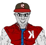 buff cap chud clothes glasses hat muscles muscular_male roblox ruben_sim smile subvariant:chudjak_front variant:chudjak // 1059x1029 // 49.2KB