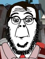 doctor glasses medic_(tf2) stubble team_fortress_2 thick_eyebrows variant:waljak // 412x542 // 110.9KB
