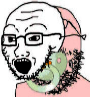 baby binky caca glasses low_quality meta:tagme open_mouth pacifier stubble subvariant:babyjak variant:gapejak variant:soyak wrinkles // 744x805 // 35.5KB