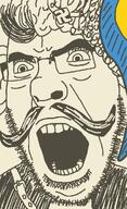 angry art flag:ukraine glasses hair hohol looking_to_the_left meta:tagme mustache nazism open_mouth soyjak stubble subvariant:ukropson swastika teeth the_lawnmower_man thick_eyebrows trident ukraine variant:cobson // 604x995 // 44.8KB