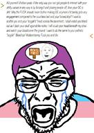 crying flag:transgender_pride_flag glasses open_mouth purple_hair quote rent_free sign stubble tear tranny transgender_flag variant:rupturejak variant:vlodson white_background wordswordswords // 423x596 // 122.8KB